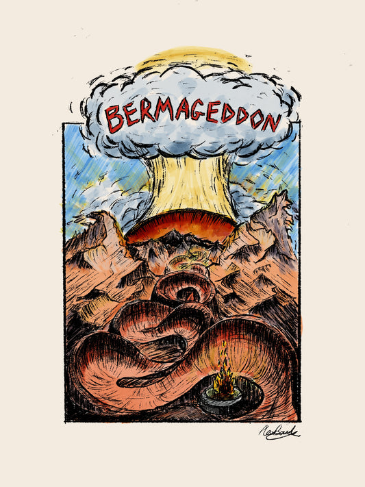 "Bermageddon" Giclee Fine Art Print