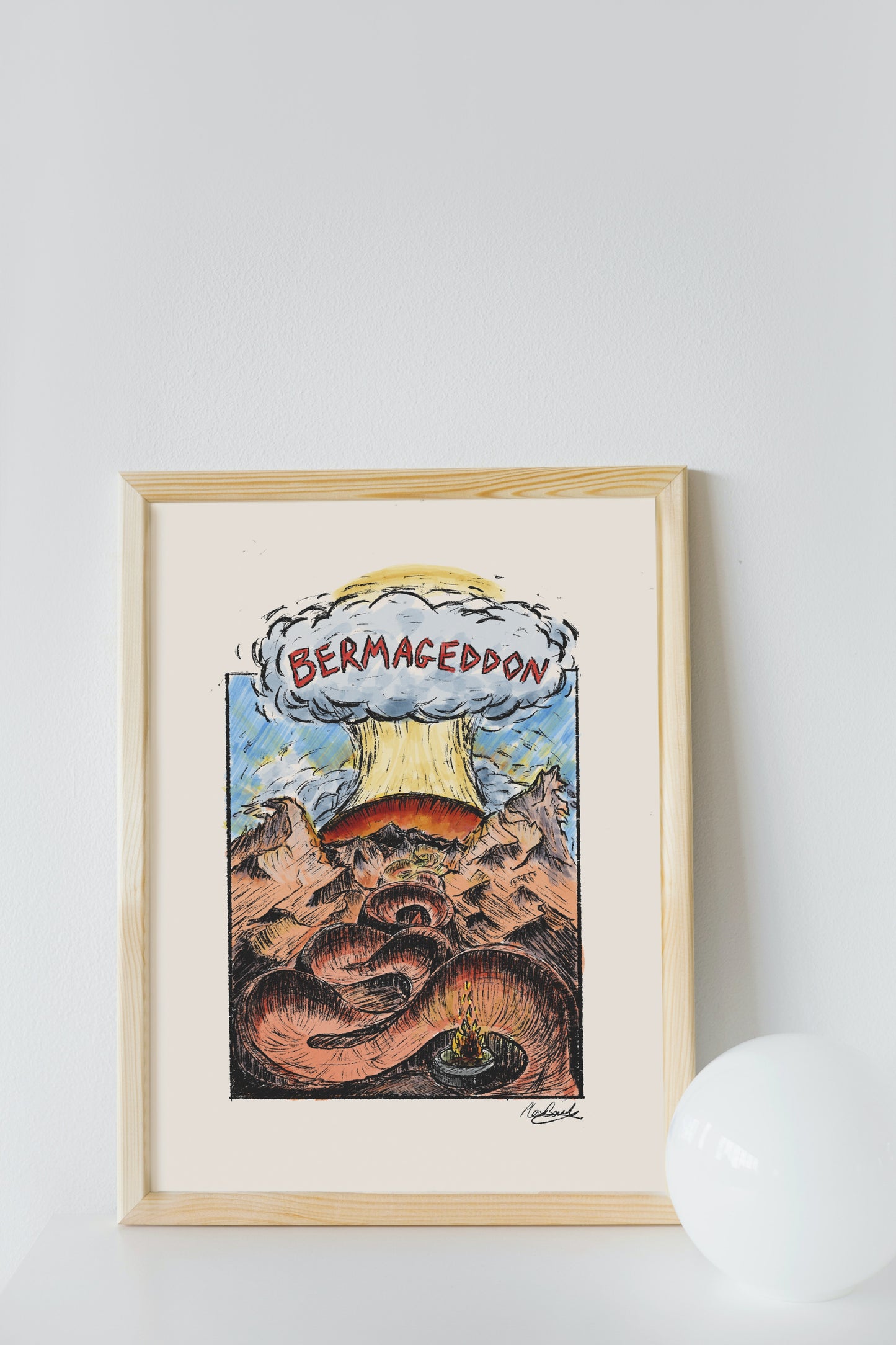 "Bermageddon" Giclee Fine Art Print