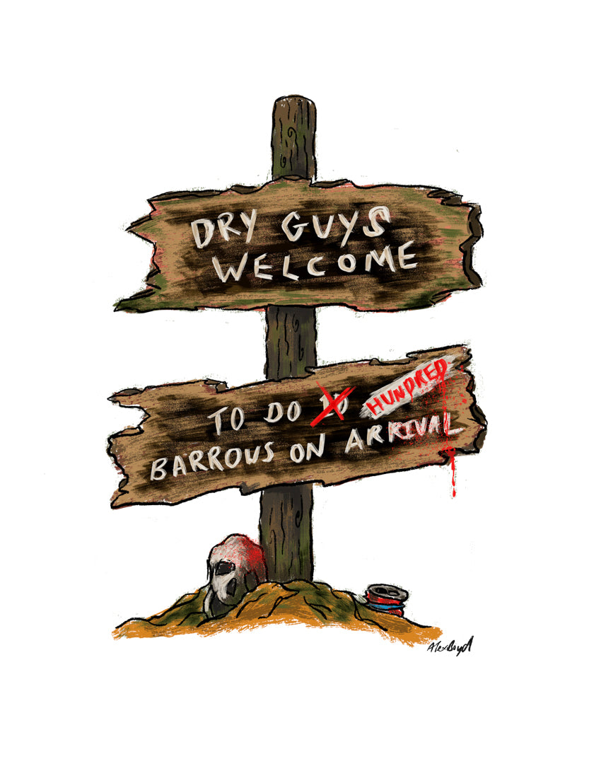 Polite notice Giclee print